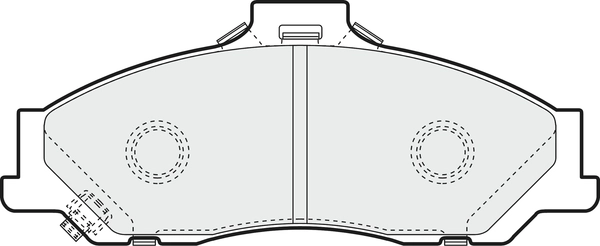 Brake Pad Set, disc brake (PD3518)