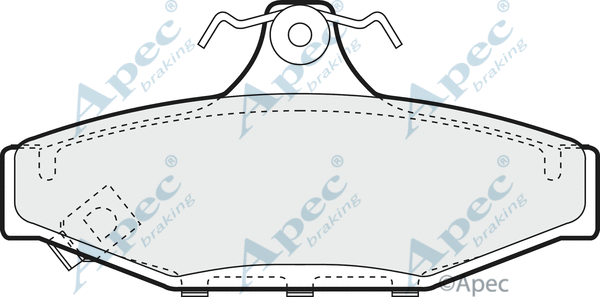 Brake Pad Set, disc brake (PAD958)