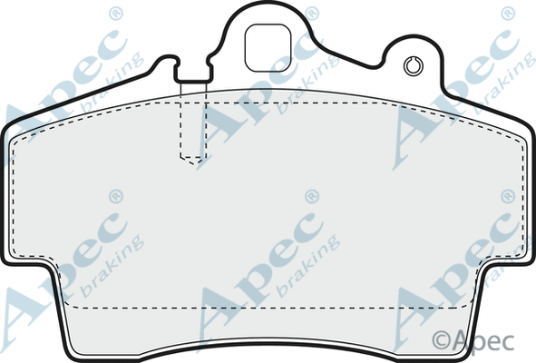 Brake Pad Set, disc brake (PAD1068)