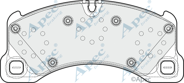Brake Pad Set, disc brake (PAD1670B)