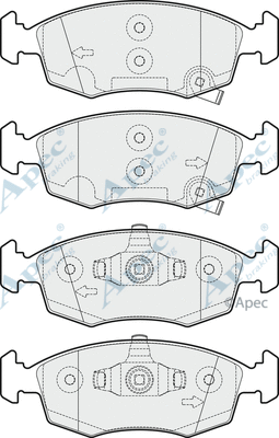 Brake Pad Set, disc brake (PAD1933)