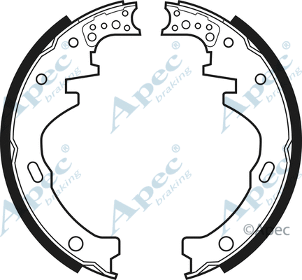 Brake Shoe Set (SHU355)