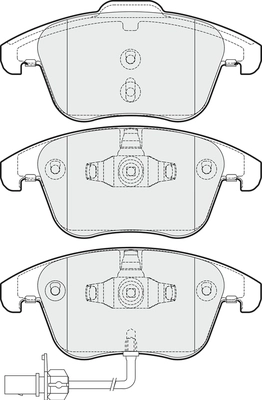 Brake Pad Set, disc brake (PD3242)