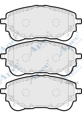 Brake Pad Set, disc brake (PAD2317)