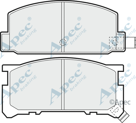Brake Pad Set, disc brake (PAD467)