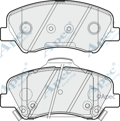 Brake Pad Set, disc brake (PAD1883)