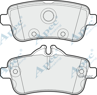 Brake Pad Set, disc brake (PAD1929)
