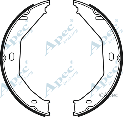 Brake Shoe Set, parking brake (SHU757)