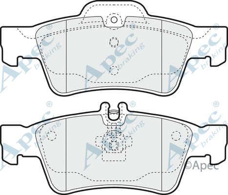 Brake Pad Set, disc brake (PAD1322)
