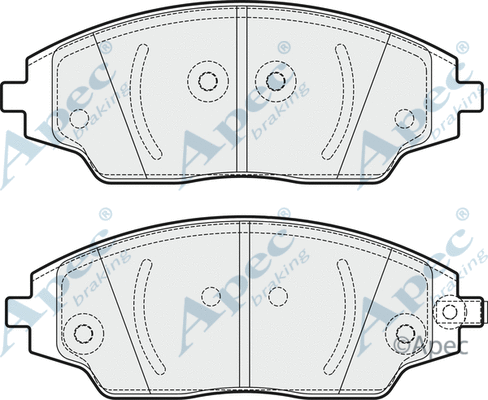 Brake Pad Set, disc brake (PAD1941)