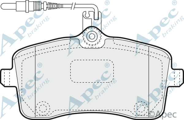 Brake Pad Set, disc brake (PAD1417)