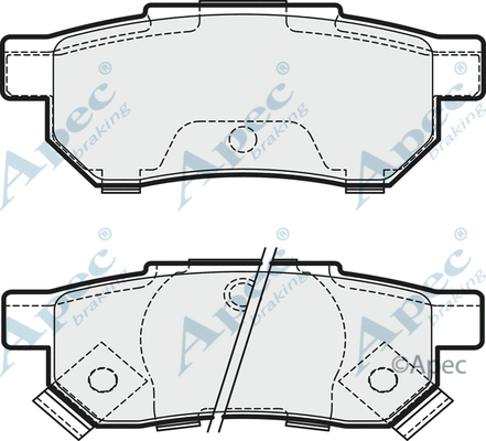 Brake Pad Set, disc brake (PAD1854)