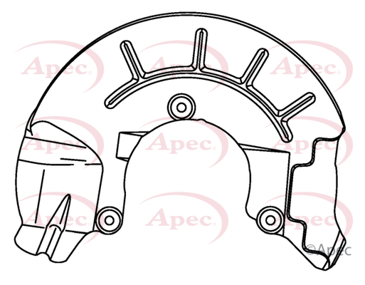 Splash Guard, brake disc (ASG1143)