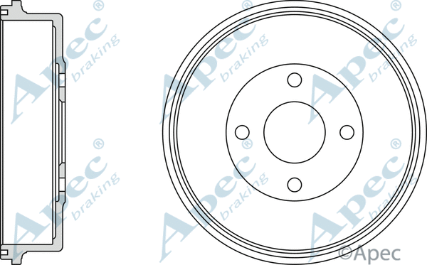Brake Drum (DRM9515)