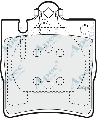Brake Pad Set, disc brake (PAD1080)