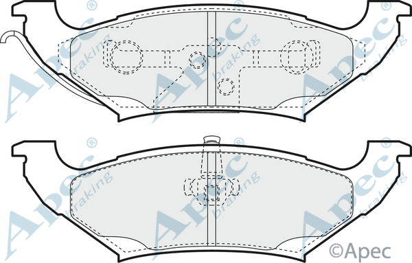 Brake Pad Set, disc brake (PAD1069)