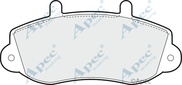 Brake Pad Set, disc brake (PAD1042)
