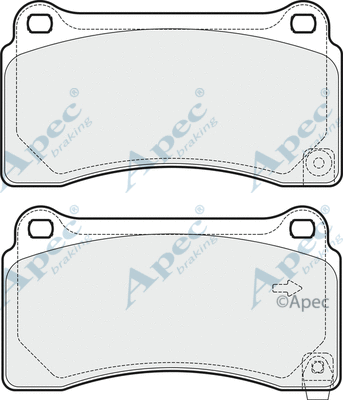 Brake Pad Set, disc brake (PAD1811)