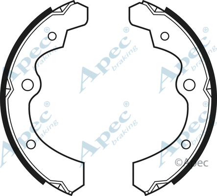 Brake Shoe Set (SHU444)