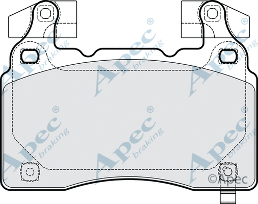 Brake Pad Set, disc brake (PAD2255)