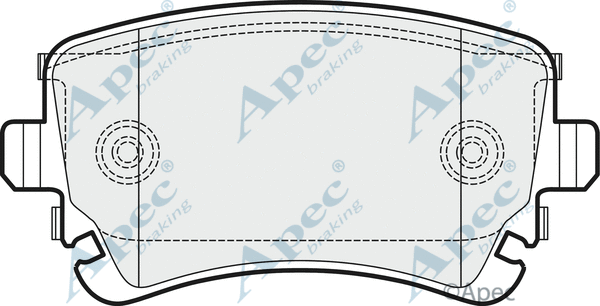 Brake Pad Set, disc brake (PAD1529)