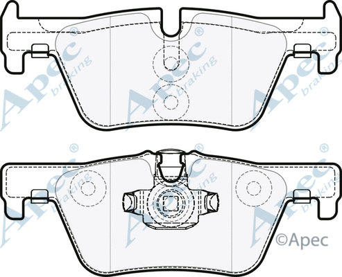 Brake Pad Set, disc brake (PAD1850)