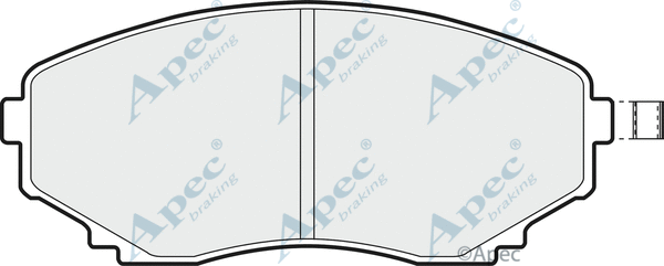 Brake Pad Set, disc brake (PAD1026)