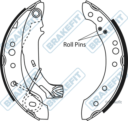 Brake Shoe Set (BSH1029)