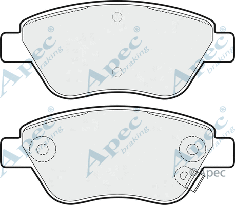 Brake Pad Set, disc brake (PAD1629)
