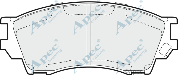 Brake Pad Set, disc brake (PAD878)