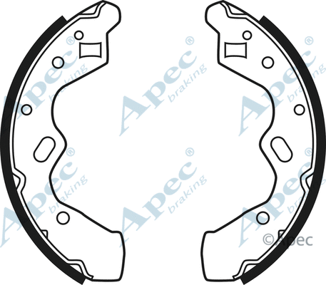 Brake Shoe Set (SHU595)
