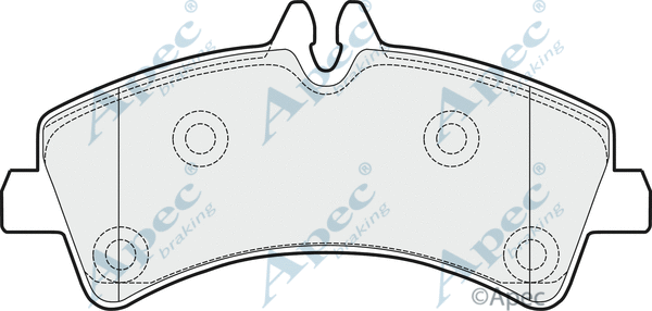 Brake Pad Set, disc brake (PAD1517)