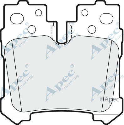 Brake Pad Set, disc brake (PAD1623)