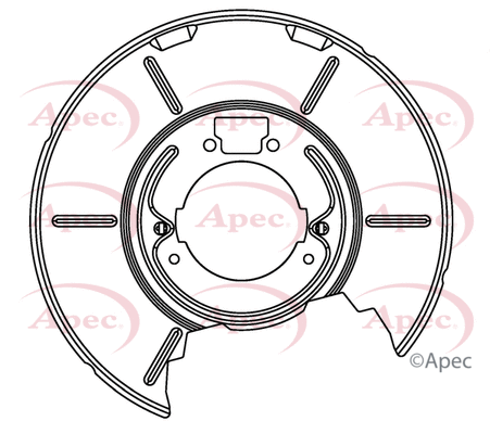 Splash Guard, brake disc (ASG1081)