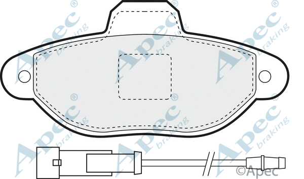Brake Pad Set, disc brake (PAD812)