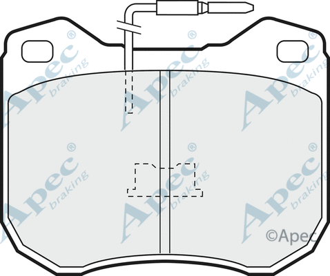 Brake Pad Set, disc brake (PAD317)
