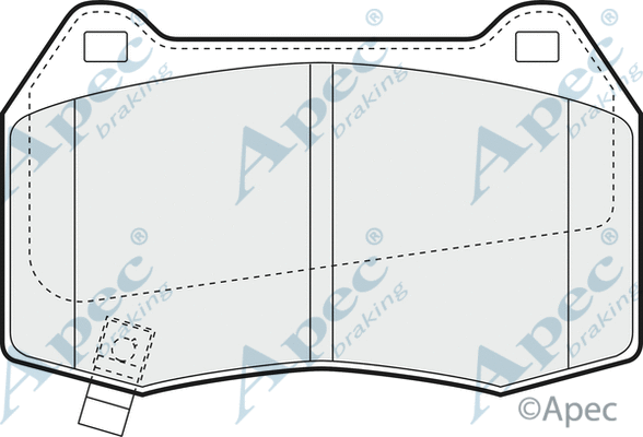 Brake Pad Set, disc brake (PAD1368)