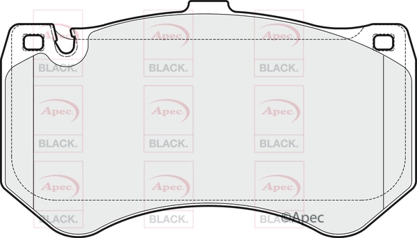 Brake Pad Set, disc brake (PAD1820B)