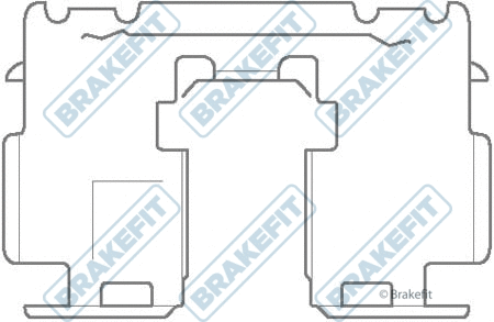 Accessory Kit, disc brake pad (BKT1144)