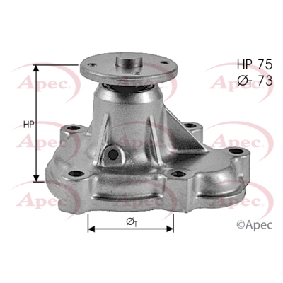 Water Pump, engine cooling (AWP1410)
