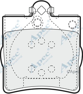 Brake Pad Set, disc brake (PAD1063)
