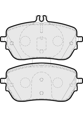 Brake Pad Set, disc brake (PD3916)