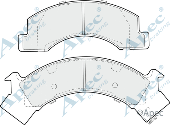 Brake Pad Set, disc brake (PAD1054)