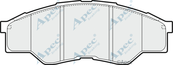 Brake Pad Set, disc brake (PAD1606)