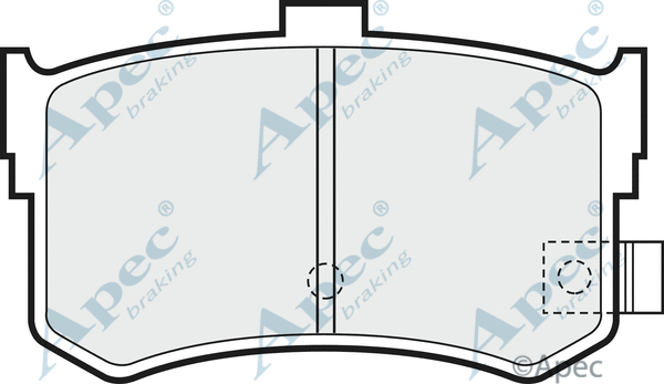 Brake Pad Set, disc brake (PAD701)