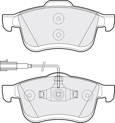 Brake Pad Set, disc brake (PD3824)