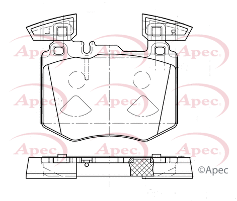 Brake Pad Set, disc brake (PAD2386)