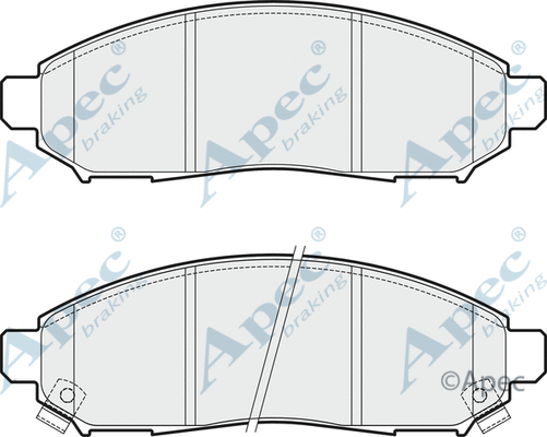Brake Pad Set, disc brake (PAD1867)