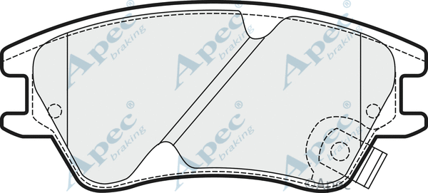 Brake Pad Set, disc brake (PAD1474)