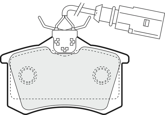 Brake Pad Set, disc brake (PD3006)
